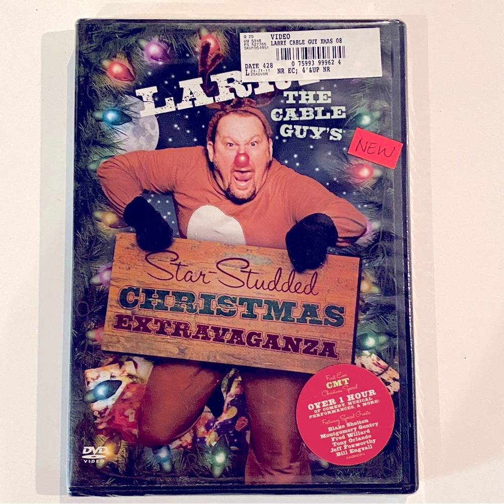 NWT DVD LARRY CABLE GUY BLAKE SHELTON FOXWORTHY 1st CMT COMEDY CHRISTMAS SPECIAL